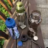 Best-selling outdoor portable space cup with mother and child caps, large-capacity portable cup, plastic sports water cup details Picture